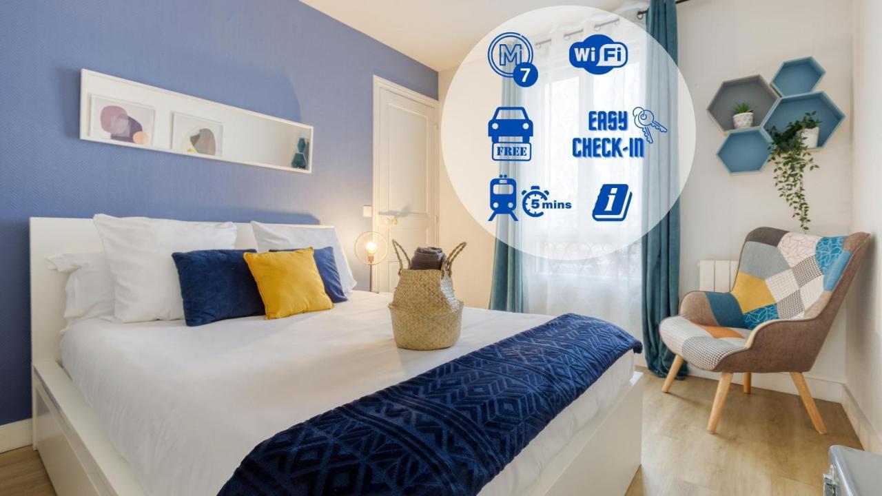 Apartmán Metro 7 - Gare C - Parking Private- Easy Check-In Ivry-sur-Seine Exteriér fotografie